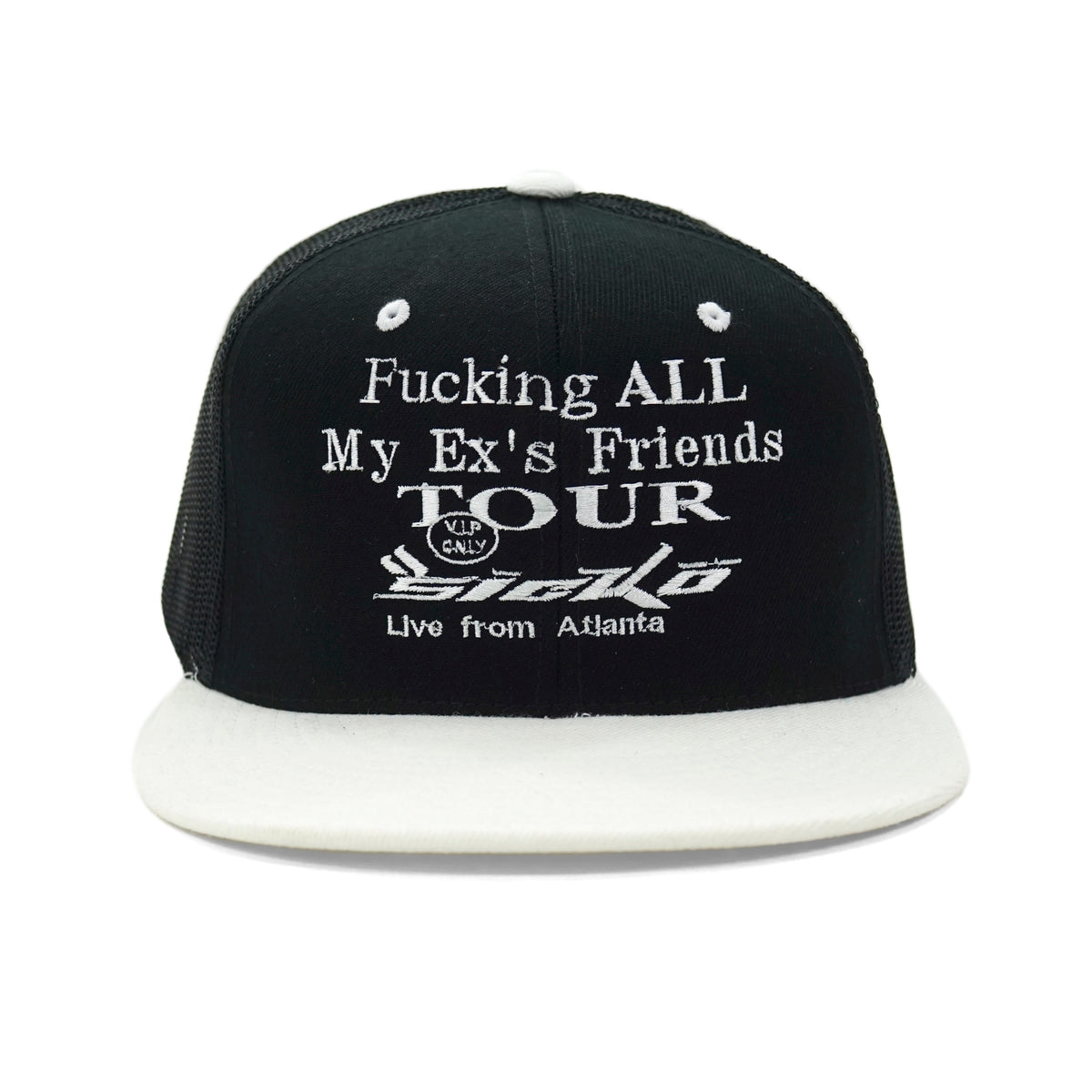 Sickö Ex's Tour Snapback - Black/White