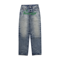 Sickö Chainstitch Denim (Washed Blue/Green)