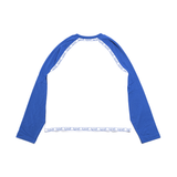 Raglan Tee (Blue/White)