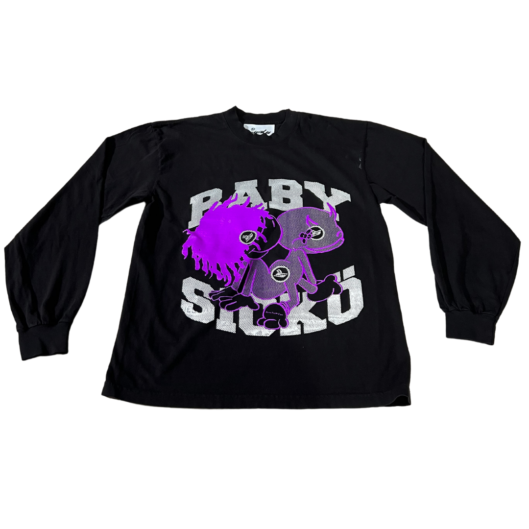 Baby Sicko Purple Logo Hit Long Sleeve 1 of 1 Tee (sold)