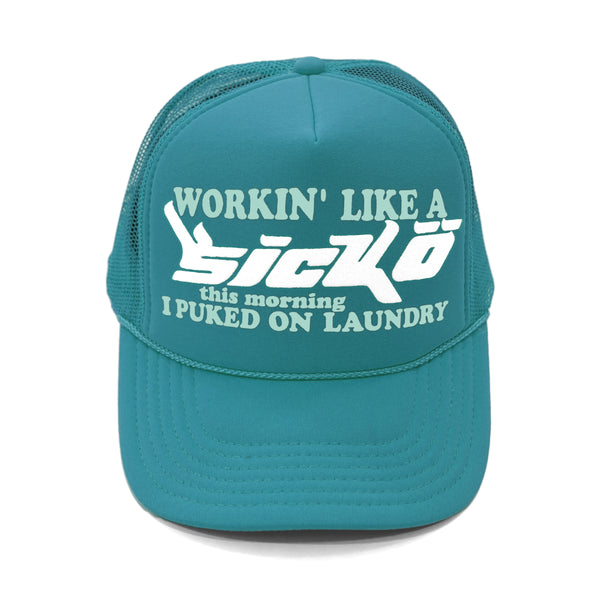 Solid Pain Trucker [Turquoise/Sea Green]