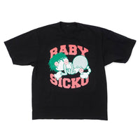 Baby Sicko Tee - black / red / green