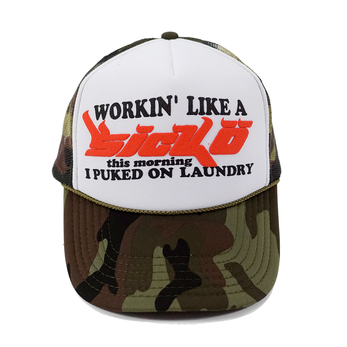 Sicko Laundry Trucker - Camo/White